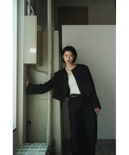 collarless jacket（テーラードジャケット）｜Knuth Marf