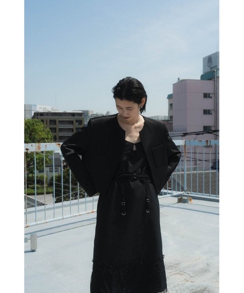 Knuth Marf（クヌースマーフ）の「collarless jacket（テーラードジャケット・レディース・ブラック・SMALL）」の13枚目の写真