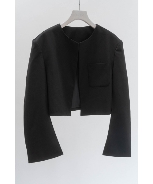 Knuth Marf（クヌースマーフ）の「collarless jacket（テーラードジャケット・レディース・ブラック・SMALL）」の14枚目の写真