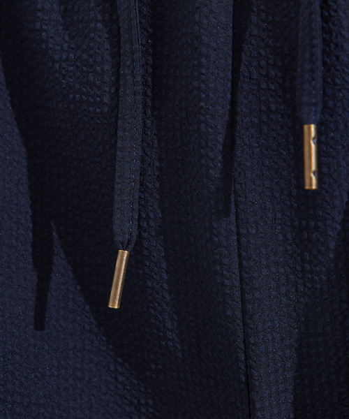 qualite(カリテ)の「シアサッカーテーパードパンツ(その他パンツ・レディース・ベージュ/ネイビー・36/38)」の13枚目の写真