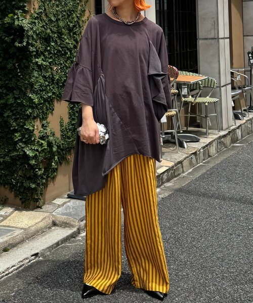etsintaリメイクフリルオーバーTEE（Tシャツ/カットソー