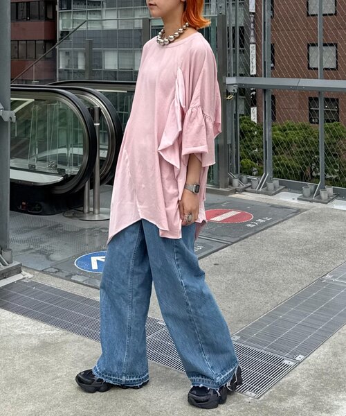 etsinta エシンタ リメイクフリルヘビーウェイトTEE CIAOPANIC TYPY（チャオパニックティピー）の「【etsinta
