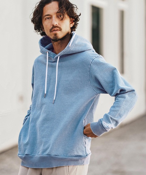 mpa3830- Knit Denim Spindle Pull Parka スピンドルパーカー