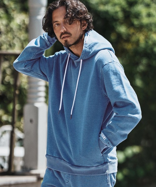 mpa3830- Knit Denim Spindle Pull Parka スピンドルパーカー