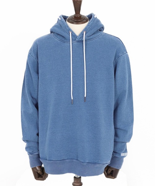 mpa3830- Knit Denim Spindle Pull Parka スピンドルパーカー