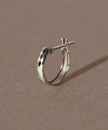 JUPITER（ジュピター）の「【K10】ダイヤモンドカットフープピアス/片耳<動画あり>（ピアス（片耳用））」