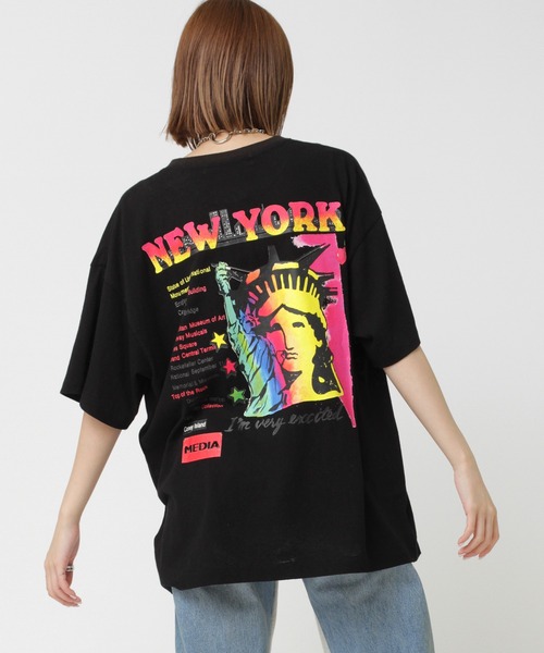 セール】M2505 ILOVE NY BIGT（Tシャツ/カットソー）｜RNA（アール