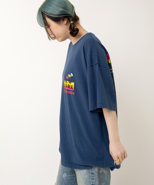 RNA(アールエヌエー)の「M2505 ILOVE NY BIGT(Tシャツ/カットソー・レディース・ホワイト/ネイビー/ブラック・MEDIUM)」の6枚目の写真