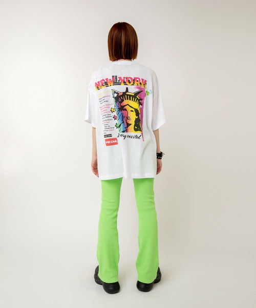 RNA(アールエヌエー)の「M2505 ILOVE NY BIGT(Tシャツ/カットソー・レディース・ホワイト/ネイビー/ブラック・MEDIUM)」の12枚目の写真
