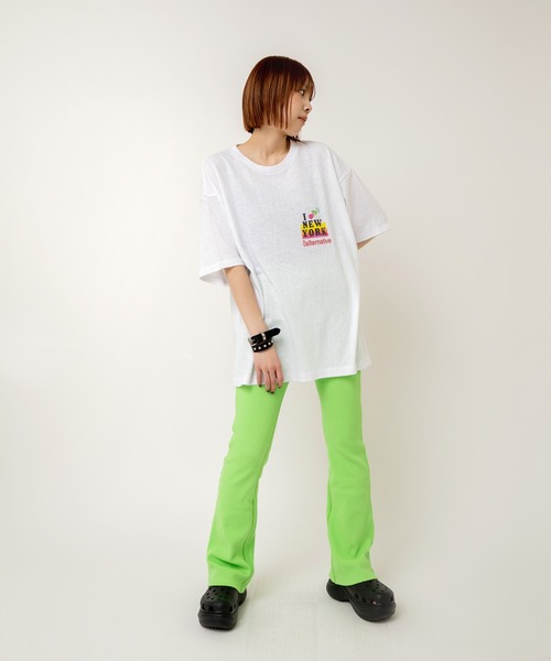 RNA(アールエヌエー)の「M2505 ILOVE NY BIGT(Tシャツ/カットソー・レディース・ホワイト/ネイビー/ブラック・MEDIUM)」の10枚目の写真