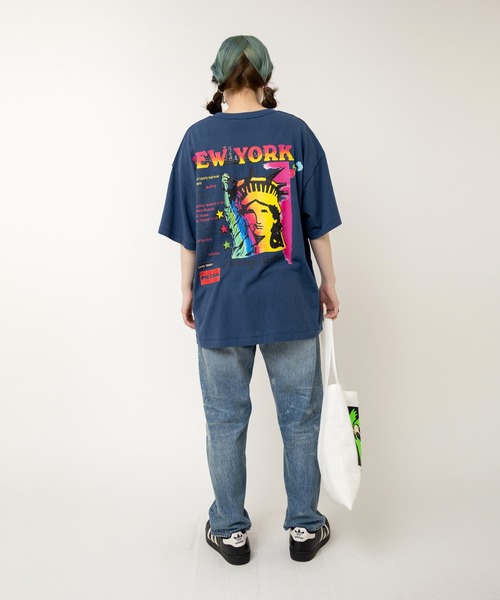 RNA(アールエヌエー)の「M2505 ILOVE NY BIGT(Tシャツ/カットソー・レディース・ホワイト/ネイビー/ブラック・MEDIUM)」の15枚目の写真