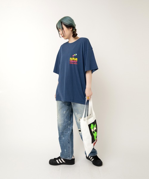 RNA(アールエヌエー)の「M2505 ILOVE NY BIGT(Tシャツ/カットソー・レディース・ホワイト/ネイビー/ブラック・MEDIUM)」の14枚目の写真