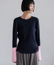 LOWRYS FARM | １２ＧハイショクスリーブＬＳ　451465(ニット/セーター)