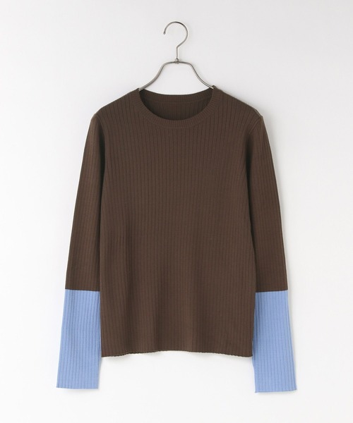 LOWRYS FARM(ローリーズファーム)の「12GハイショクスリーブLS 451465(ニット/セーター・レディース・レッド/ブラウン/ブラック/アイボリー/ネイビー/グレー・FREE)」の19枚目の写真