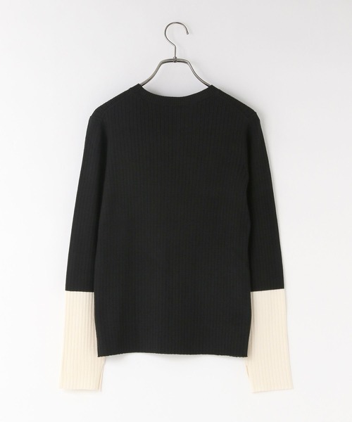 LOWRYS FARM(ローリーズファーム)の「12GハイショクスリーブLS 451465(ニット/セーター・レディース・レッド/ブラウン/ブラック/アイボリー/ネイビー/グレー・FREE)」の8枚目の写真