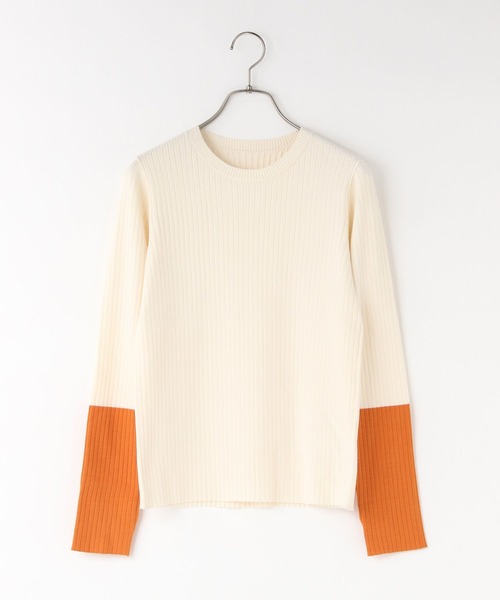 LOWRYS FARM(ローリーズファーム)の「12GハイショクスリーブLS 451465(ニット/セーター・レディース・レッド/ブラウン/ブラック/アイボリー/ネイビー/グレー・FREE)」の15枚目の写真