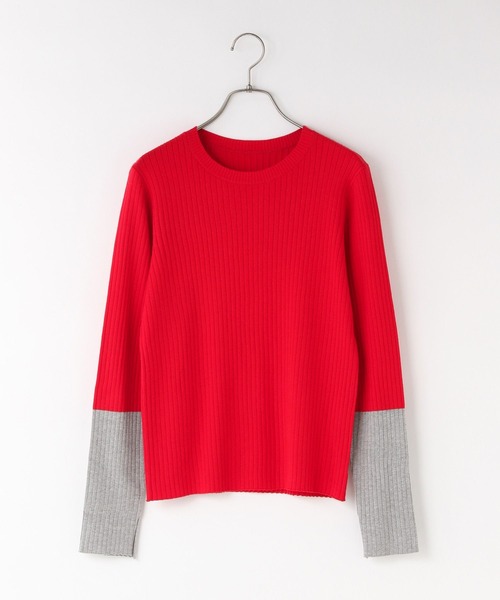 LOWRYS FARM(ローリーズファーム)の「12GハイショクスリーブLS 451465(ニット/セーター・レディース・レッド/ブラウン/ブラック/アイボリー/ネイビー/グレー・FREE)」の18枚目の写真