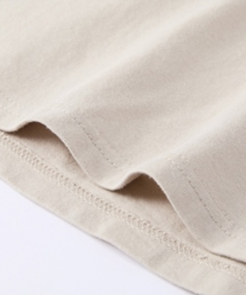 Petitjo（プッチージョ）の「小さいサイズ　【接触冷感・UVカット】フロントロゴフレンチスリーブTシャツ　低身長さん・小柄女性（Tシャツ/カットソー・レディース・ベージュ/ホワイト・PS/PM/PL/PSS）」の9枚目の写真