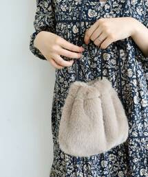 《WEB限定アイテム》エコファー巾着BAG