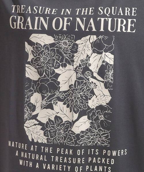 Cutie Blonde（キューティーブロンド）の「【ひんやり/汗ジミ軽減/UVカット】プリントアソート BIG Tシャツ（Tシャツ/カットソー・レディース・チャコール/ホワイト系3/ブラック系3/ダークブラウン系1・00）」の20枚目の写真