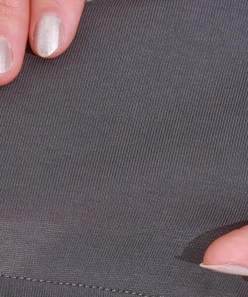 Cutie Blonde（キューティーブロンド）の「【ひんやり/汗ジミ軽減/UVカット】プリントアソート BIG Tシャツ（Tシャツ/カットソー・レディース・チャコール/ホワイト系3/ブラック系3/ダークブラウン系1・00）」の11枚目の写真