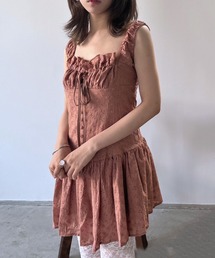Jewelobe | コットンレースコルセットディテールチュニック(チュニック)