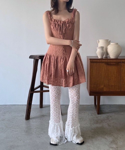 Jewelobe(ジュエローブ)の「コットンレースコルセットディテールチュニック(チュニック・レディース・ホワイト/ブラック/ピンク・FREE)」の15枚目の写真