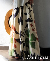 antiqua（アンティカ）の「ボタニカルフレアパンツ（その他パンツ）」