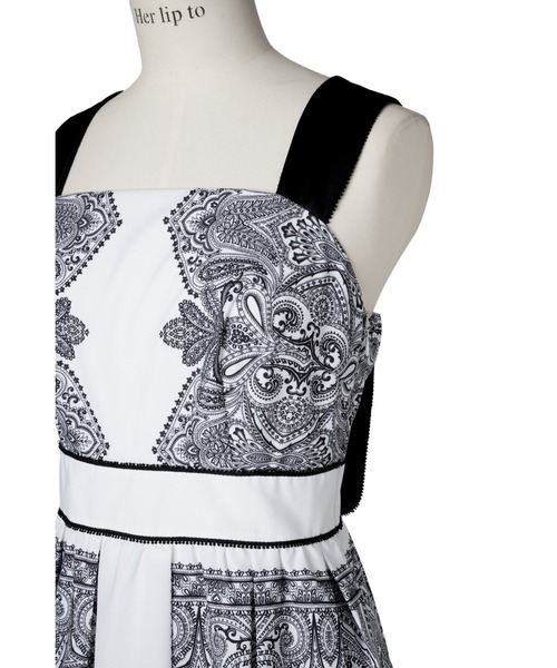 Marbella Panel Printed Dress（ワンピース）｜Her lip to（ハー