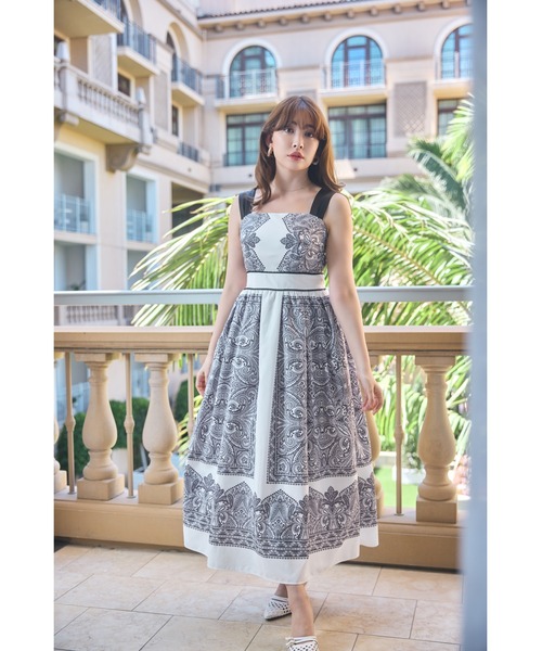 Marbella Panel Printed Dress（ワンピース）｜Her lip to（ハー