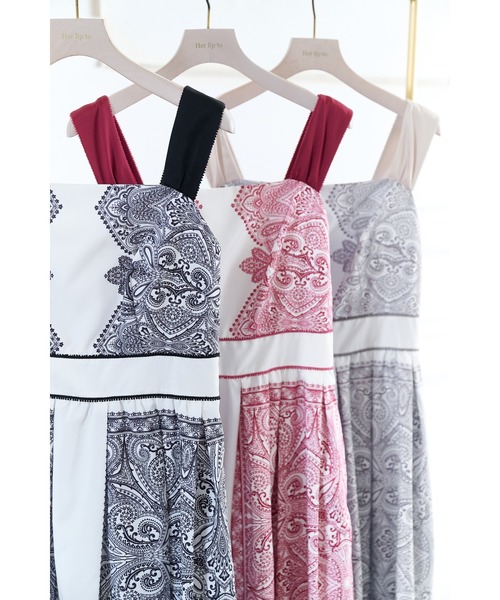 Marbella Panel Printed Dress（ワンピース）｜Her lip to（ハー