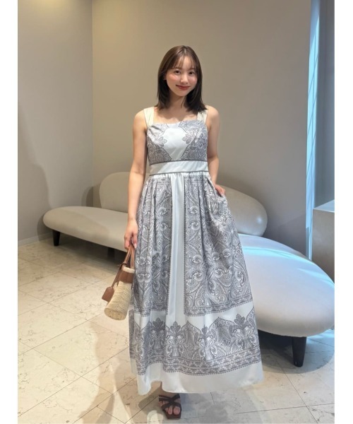 ワンピース herlipto Marbella Panel Printed Dress Marbella Panel Printed Dress（ワンピース）｜Her lip to（ハー