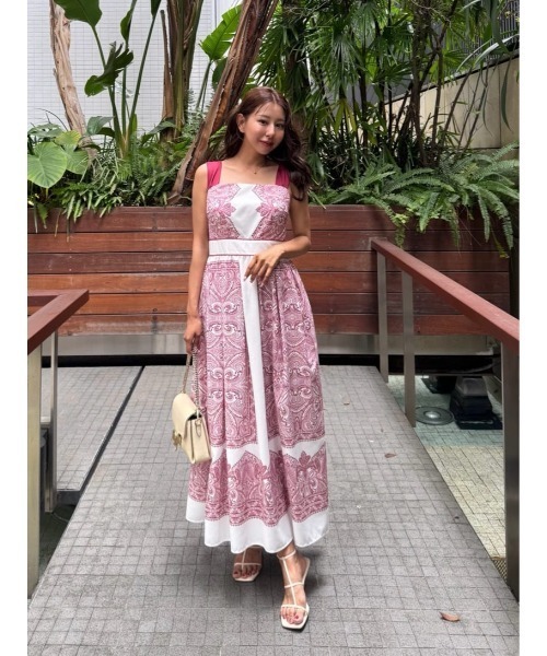 Marbella Panel Printed Dress（ワンピース）｜Her lip to（ハー