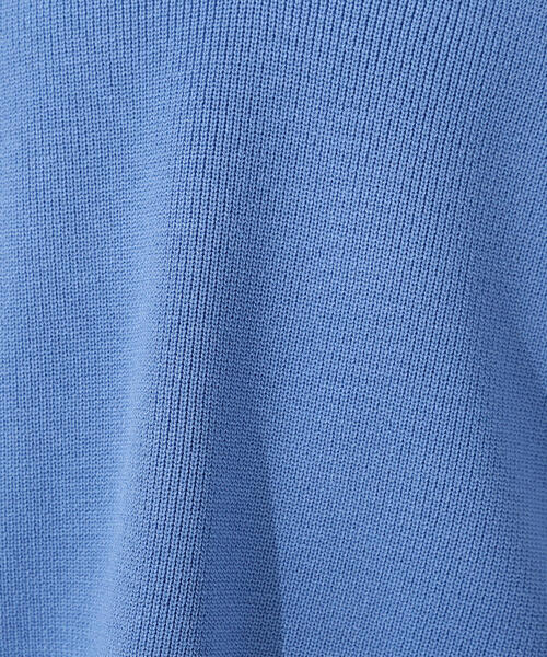N.(N. Natural Beauty Basic)(エヌエヌナチュラルビューティーベーシック)の「スキッパーポロニットベスト(ポロシャツ・レディース・ブルー/ベージュ/ネイビー・MEDIUM)」の21枚目の写真