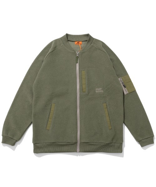 KRIFF MAYER(クリフメイヤー)の「【暖か裏起毛】ブークレジップアップJK(その他アウター・メンズ・サンドベージュ/ブラウン/カーキ/ブラック・X-LARGE/LARGE/MEDIUM)」の4枚目の写真