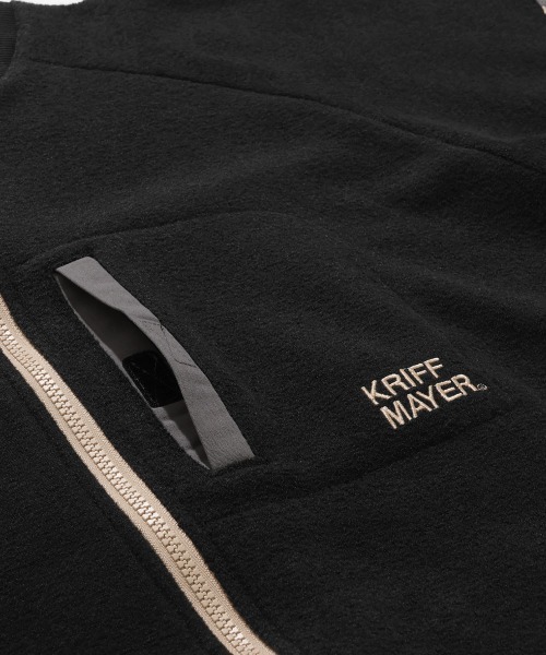 KRIFF MAYER(クリフメイヤー)の「【暖か裏起毛】ブークレジップアップJK(その他アウター・メンズ・サンドベージュ/ブラウン/カーキ/ブラック・X-LARGE/LARGE/MEDIUM)」の9枚目の写真