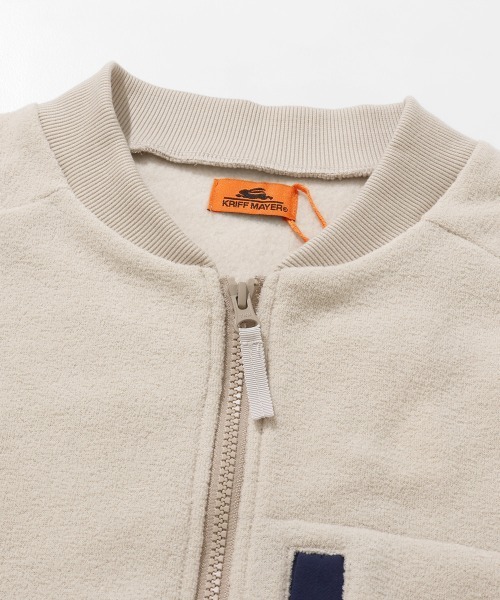 KRIFF MAYER(クリフメイヤー)の「【暖か裏起毛】ブークレジップアップJK(その他アウター・メンズ・サンドベージュ/ブラウン/カーキ/ブラック・X-LARGE/LARGE/MEDIUM)」の12枚目の写真