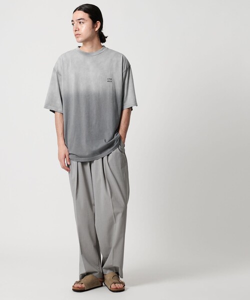 CITEN(シテン)の「<CITEN>グラデーションT(Tシャツ/カットソー・メンズ・ライラック/グレー系/ライム・L/S/M)」の6枚目の写真