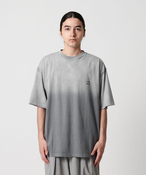 CITEN(シテン)の「<CITEN>グラデーションT(Tシャツ/カットソー・メンズ・ライラック/グレー系/ライム・L/S/M)」の11枚目の写真