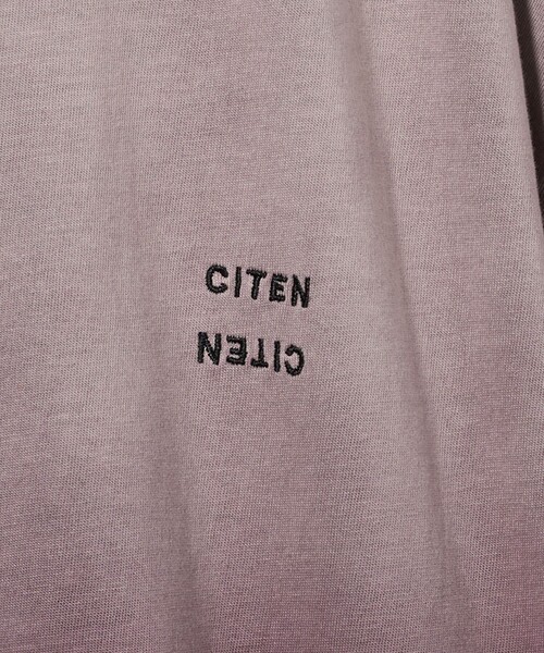 CITEN(シテン)の「<CITEN>グラデーションT(Tシャツ/カットソー・メンズ・ライラック/グレー系/ライム・L/S/M)」の18枚目の写真