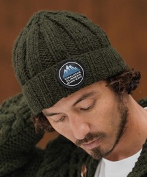 CAMBIO(カンビオ)のmko12985-【HIMALAYAN CLIMBERS HAND-KNIT別注】手編みワッチキャップ(ニットキャップ/ビーニー)