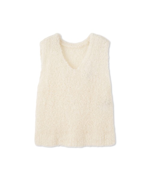 QUEENS COURT（クイーンズコート）の「蝶々ヤーンニットベスト≪手洗い可能≫（ニット/セーター・レディース・ピンク/オフホワイト/ベージュ・M）」の11枚目の写真