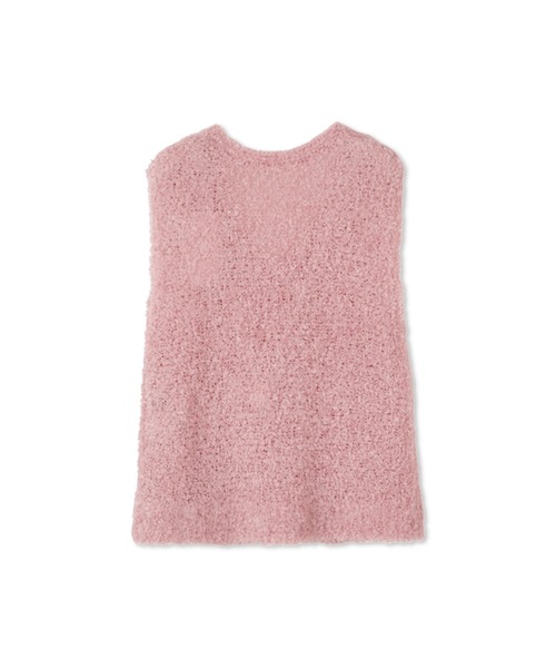 QUEENS COURT（クイーンズコート）の「蝶々ヤーンニットベスト≪手洗い可能≫（ニット/セーター・レディース・ピンク/オフホワイト/ベージュ・M）」の19枚目の写真