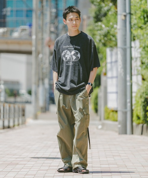 RAGEBLUE（レイジブルー）の「ヴィンテージライク/グラフィックプリントTシャツ（Tシャツ/カットソー・メンズ・ライトグレー/ダークグレー・LARGE/MEDIUM）」の3枚目の写真