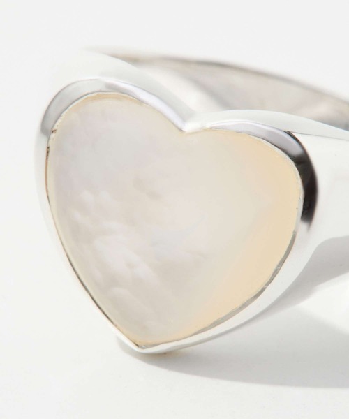 ANNIKA INEZ（アニカイネズ）の「ANNIKA INEZ Pearl Heart Ring, Sml アニカ イネズ パール ハート リング（リング・レディース・シルバー・3/7/6/5/4）」の7枚目の写真
