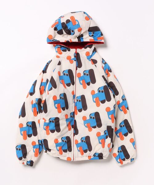 BOBO CHOSES(ボボショーズ)の「Doggy Mate all over reversible anorak(ダウンジャケット/コート・キッズ・オフホワイト・2-3YEAR/12-13y/10-11y/8-9y/6-7YEAR/4-5YEAR)」の9枚目の写真