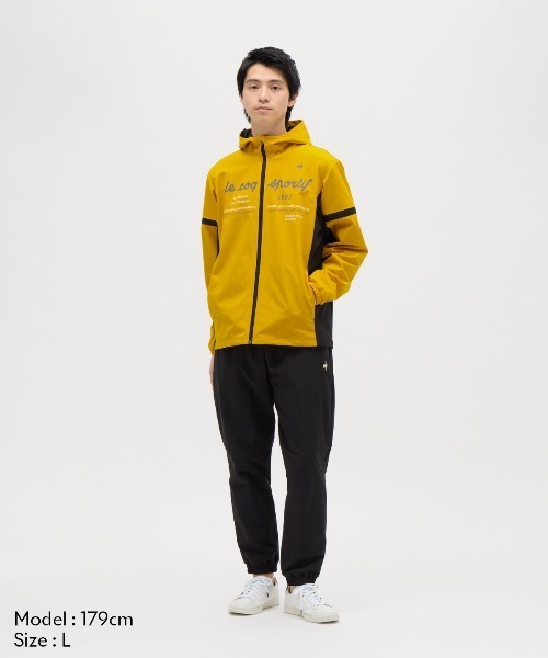 le coq sportif（ルコックスポルティフ）の「裏起毛ウィンドブレーカーパンツ（その他パンツ・メンズ・ネイビー/ブラック・XL/M/L/XXL/S）」の4枚目の写真