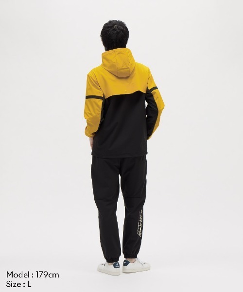 le coq sportif（ルコックスポルティフ）の「裏起毛ウィンドブレーカーパンツ（その他パンツ・メンズ・ネイビー/ブラック・XL/M/L/XXL/S）」の5枚目の写真