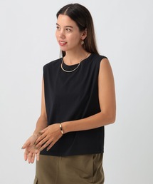 BAYFLOW | [接触冷感/汗臭・汗ジミ軽減]コンパクトファンクションノースリーブT(Tシャツ/カットソー)