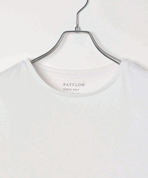 BAYFLOW（ベイフロー）の「[接触冷感/汗臭・汗ジミ軽減]コンパクトファンクションノースリーブT（Tシャツ/カットソー・レディース・ホワイト/ブラック/モカ・SMALL/MEDIUM）」の17枚目の写真
